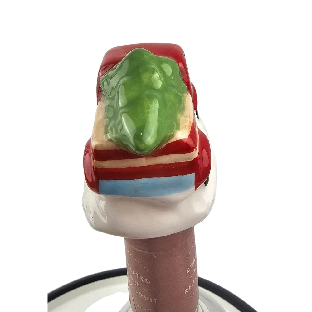Christmas Wine Bottle Stoppers Red Truck Ornament Holiday Decor‎ Set